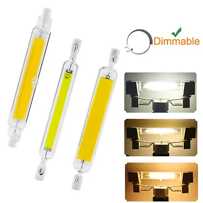 1x 10x Dimmable R7s LED COB Bulb 6W 12W 25W 78mm 118mm Replace Halogen Lamps RD • $6.59