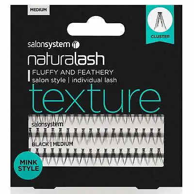 Salon System NaturaLASH - Texture -  Individual Lashes - Faux Mink Style(Medium) • £6.95