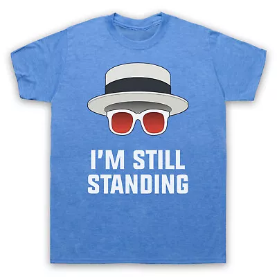 Elton I'm Still Standing Glasses Hat Glam Pop Rock Mens & Womens T-shirt • £17.99