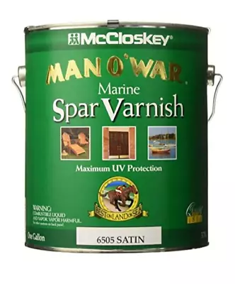 MCCLOSKEY Man O'War Marine Spar Varnish (1-Gallon) • $77.99