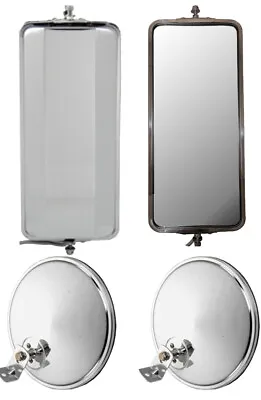 $126.80 • Buy Universal West Coast Heated Mirrors And 8.5  Offset Convex Truck Mirrors
