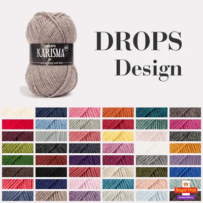 £2.20 • Buy Drops Karisma DK 50G Double Knitting Crochet Yarn 100% Wool 4 Strand