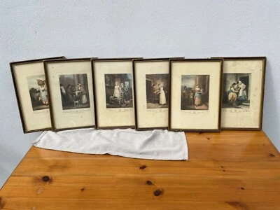 £60 • Buy Cries Of London Prints Set Of 6 Vintage Prints Gold Gilted Frame Vintage 