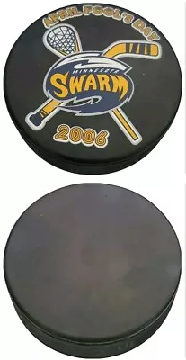 2006 Minnesota Swarm 🥍🏒 Official Hockey Puck 🇸🇰 Inglasco April Fool's Day • $29.99