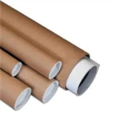 100 - 1 1/2x15  Kraft Tube - End Caps Included • $134.27