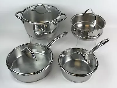 $66.49 • Buy Tramontina Stainless Steel 18/10 - 4 Piece Cookware Set - Used