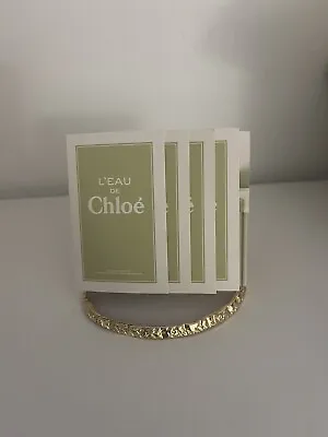 X4 L'eau De Chloe By Chloe EDT Carded Sample Spray For Women 0.4 Oz/1.2ml NEW • $12.50