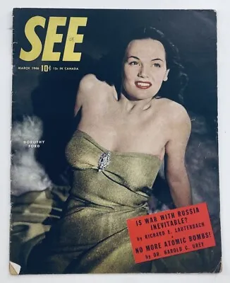 VTG See Magazine March 1946 Vol 5 No. 2 Dorothy Ford Cover No Label • $35.97