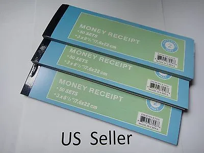 3X-Carbonless Cash Money Rent Receipt Record Book 2 Part 50 Sets Duplicate Copy  • $8.99