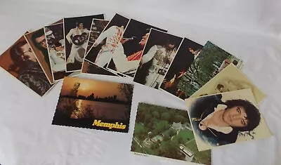 14 Vintage Elvis Presley Postcards. 1977 1981. Memphis Graceland. 4  X 6 . • $21.46