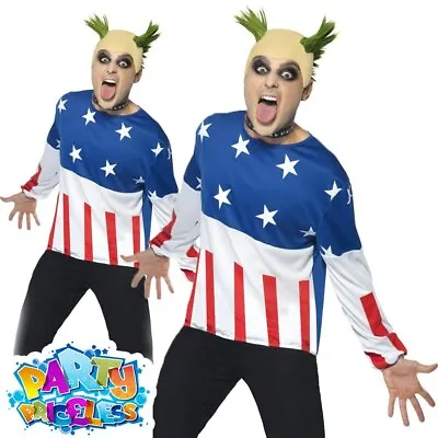 £35.99 • Buy 90s Fire Starter Costume Prodigy Keith Flint Mens Fancy Dress Party Outfit