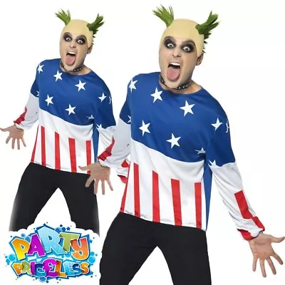 £35.99 • Buy 90s Fire Starter Costume Prodigy Keith Flint Mens Fancy Dress Party Outfit
