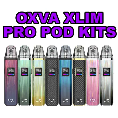 OXVA XLIM PRO POD KIT 1000mAh Battery 30watts 2ml E-Cigarette XLIM PRO PODS 3pk • £8.90