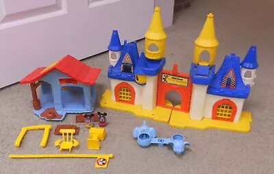 Vintage Mickey Mouse's Magic Kingdom Weebles Castle Clubhouse Parts • $49.99