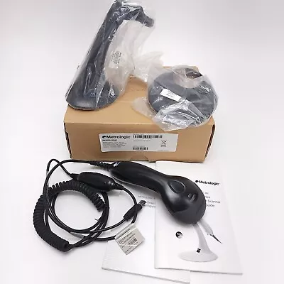 Black Metrologic MS9520 Voyager Serial RS-23B47 Laser Barcode Scanner TESTED  • $63.99