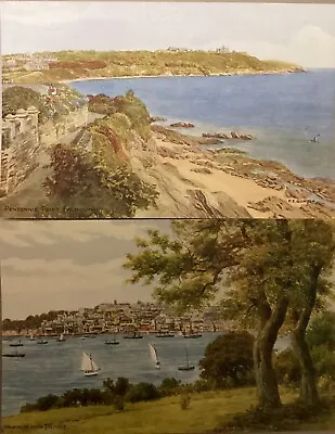 2 Old Postcards Falmouth Views Quinton No 2316/2320 Unposted • £0.99