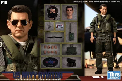 Pre-sale SHININIG TOYS F18 1/6 Top Gun Navy Pilot Male Action Figure • £165