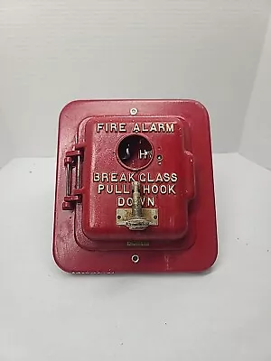 Vintage Autocall Co. Pull Fire Alarm Station Box W/ Working Movement NYSP Cast • $67.96