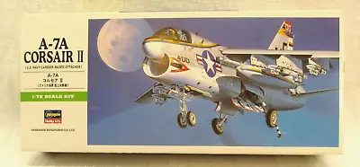 Hasegawa 1/72 A-7A Corsair II Kit #238 Plastic Model Kit - Complete - Unbuilt • $9.50