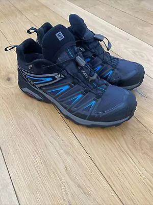 Salomon Mens X Ultra Walking Shoes Goretex Contagrip Hiking Shoes Size UK 9.5 • £53.99