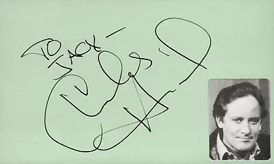 Charles Haid Signed Auto 3x5 Index Card Hill Street Blues • $149.99