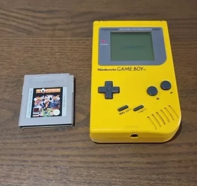 Nintendo Gameboy DMG-01 Original Yellow - With Game • £54.99