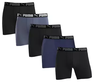 Puma Men's Microfiber Boxer Brief SportLuxe Performance 5 Pack • $24.28