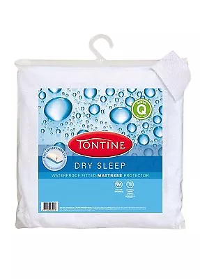 Tontine Dry Sleep Waterproof King|Queen|Double|KSingle|Single Mattress Protector • £24.97