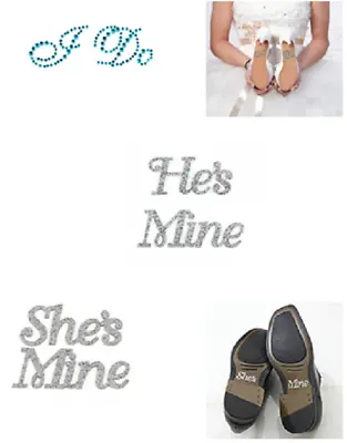 Shoe Bride I Dogroom She's Minehe's Mineshoe Stickers Wedding Ceremony • $3.90