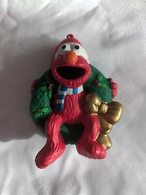 Elmo Sitting In A Wreath  Christmas Ornament  • $11.95