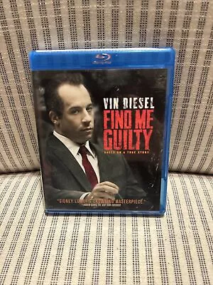 Find Me Guilty (Blu-ray Disc 2012) Vin Diesel Rare Movie • $5