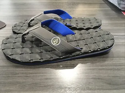 Volcom Men’s Recliner Sandal - True Blue Combo - 10 • $19.99