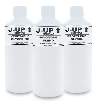 Propylene Glycol & Vegetable Glycerine Base Liquids And Mixes - USP Grade VG PG • £16.99