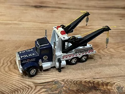 Vintage Matchbox Peterbilt Police Highway Patrol City Police Tow Vehicle • $10