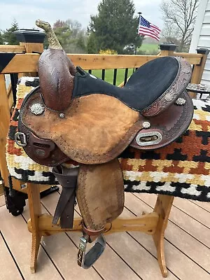 14” Circle Y Flex2 Kelly Kaminski Blaze Barrel Racing Saddle • $1199