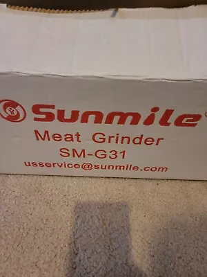 Sunmile SM-G31 Electric Meat Grinder - Max 1HP 800W- ETL Meat Mincer • $79.99