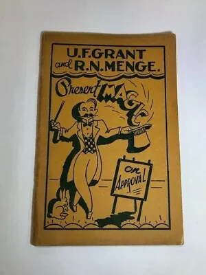 U. F. GRANT And R. N. MENGE  Present MAGIC On Approval  Columbus OH  SCARCE • $23.95