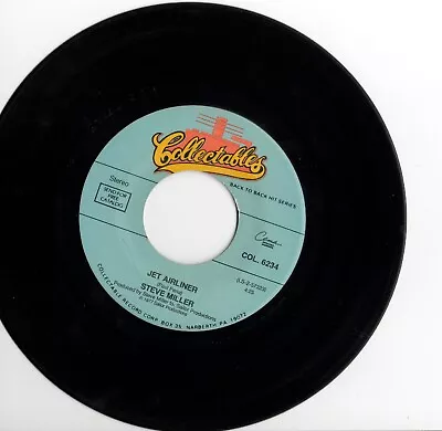 Steve Miller   Take The Money And Run / Jet Airliner ' 45 Vinyl Record • $10