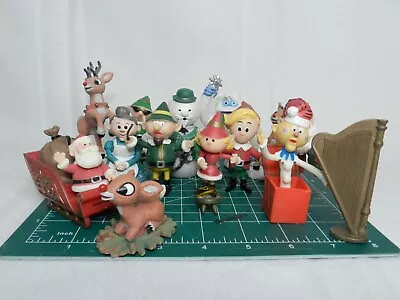 Lot Of 14 Rudolph The Red Nosed Reindeer Island Of Misfit Toys Figures • $49.99