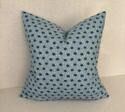 Liberty Of London Chelsea Flower Blue Cushion Cover 14 Inches • £14.50