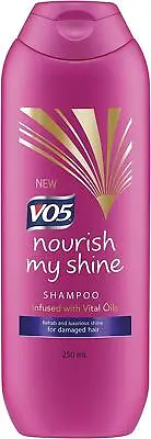£2.26 • Buy VO5 Nourish My Shine Shampoo Infused With 5 Vital Oils For Damaged Hard, 250ml