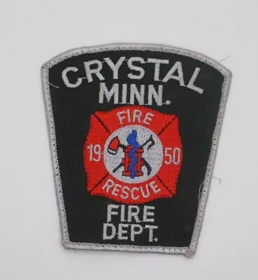 Crystal Minnesota Fire Dept. Patch • $5.99