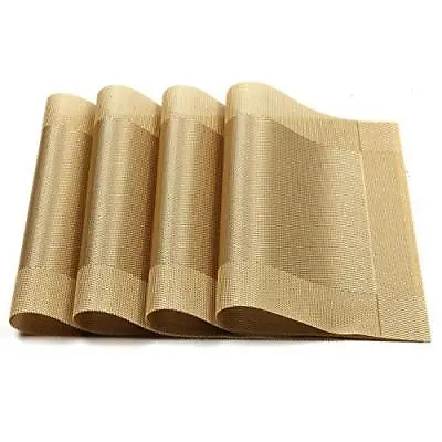 V-Shine Kitchen Placemats Set Of 4 Placemat For Dining Table Woven Table Mats • $11.79