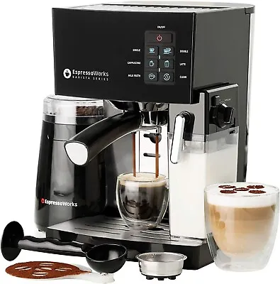 All In One Barista Series Espresso And Cappuccino Maker - 10Pc Bundle Set • £229.99