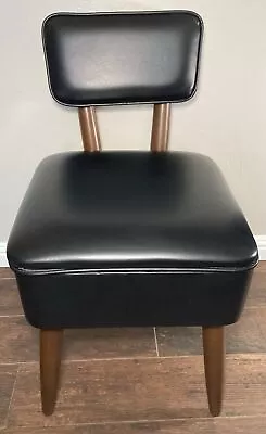 Mid Century Modern Chair Sewing Storage Bench Seat RARE Gilbert & Ryan 1970s MCM • $145