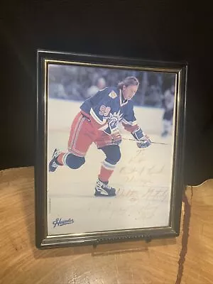 Vintage Hespeler Hockey Walter & Wayne Gretzky Autographs Photo New York Rangers • $199.99