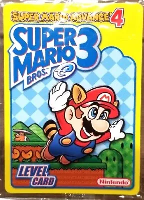 Super Mario Bros. 3 Advance 4 E-Reader Level Card NEW In Wrapper FREE SHIPPING • $11