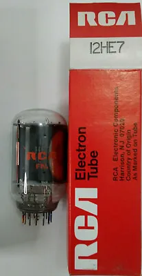 $4 • Buy 12HE7 NOS Vacuum Tube RCA 10 Watt Beam-power + Damper