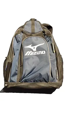 Mizuno Large Blue Sports Bag Bat/Field  Organizer Bag With Many Pockets #360108 • $24.99