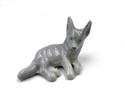 $8 • Buy German Shepherd Dog Figurine Gotha Pfeffer Porcelain Germany